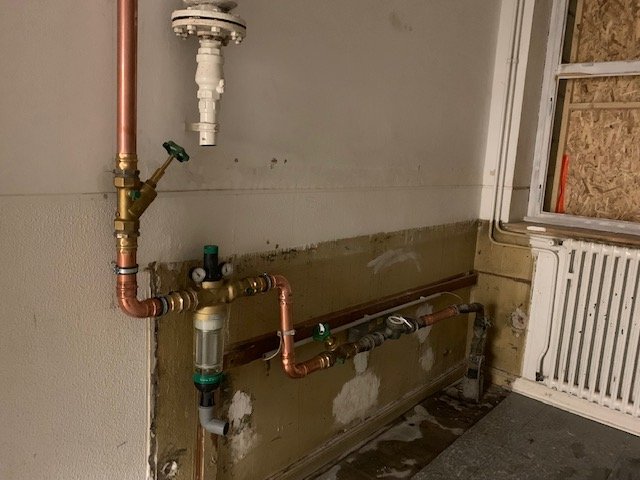 Wasserzähleranlage, fachgerecht montiert